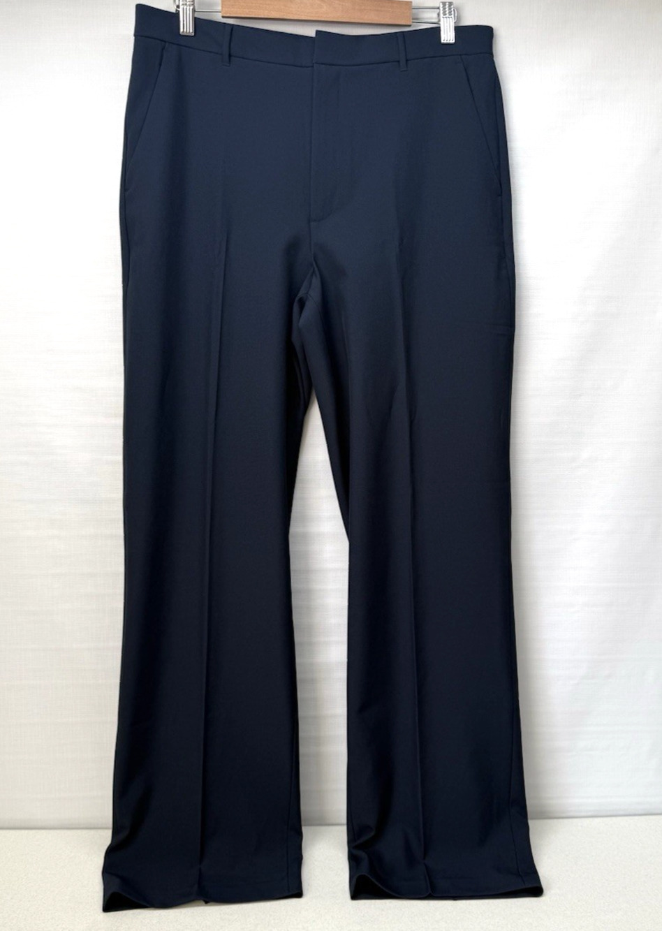 Banana Republic 12 Straight High-Rise Sculpted Stretch Trouser Pant Navy 302842